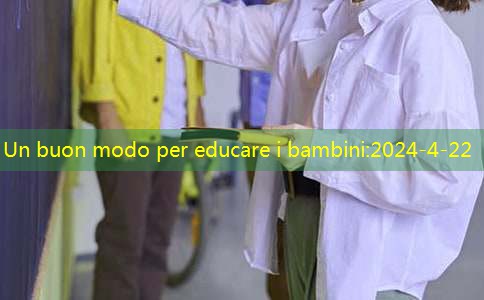 Un buon modo per educare i bambini