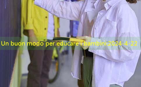 Un buon modo per educare i bambini