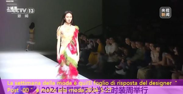 La settimana della moda è qui!Il foglio di risposta del designer ＂Post -00＂ è molto alla moda