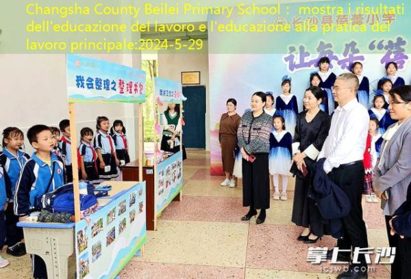 Changsha County Beilei Primary School： mostra i risultati dell’educazione del lavoro e l’educazione alla pratica del lavoro principale