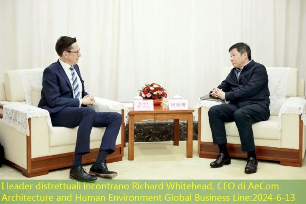 I leader distrettuali incontrano Richard Whitehead, CEO di AeCom Architecture and Human Environment Global Business Line